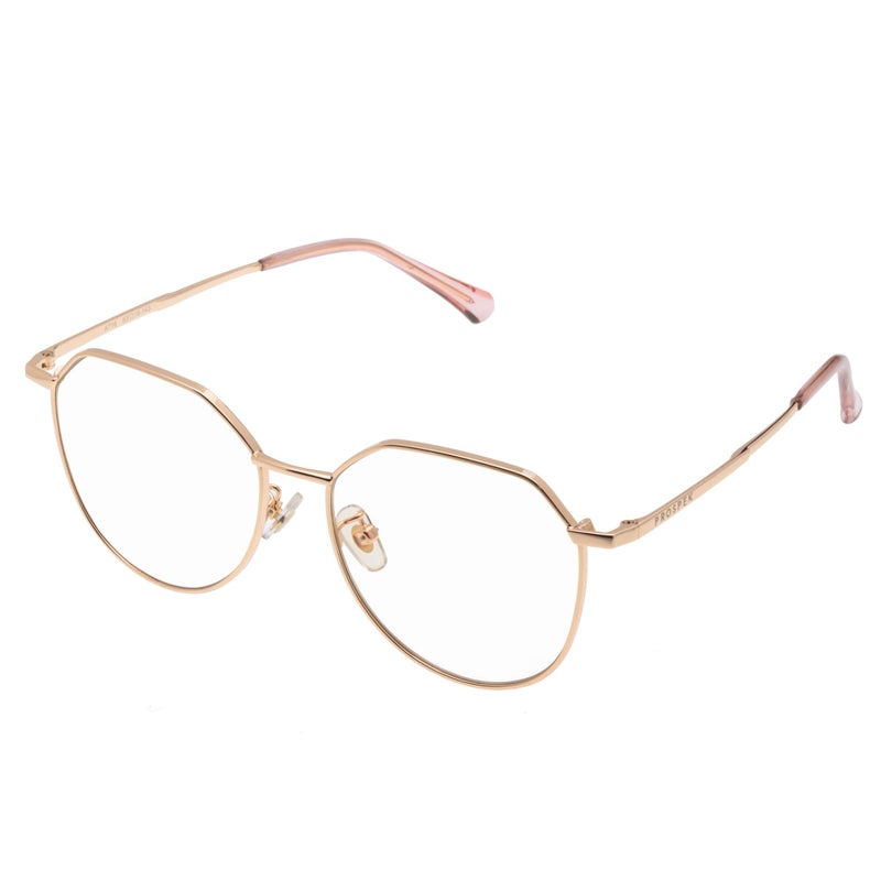 Prospek Blue Light Blocking Glasses for Women Oversized I Lightweight Titanium Frame for Computer with Antiglare to Reduce Eyestrain I ERA